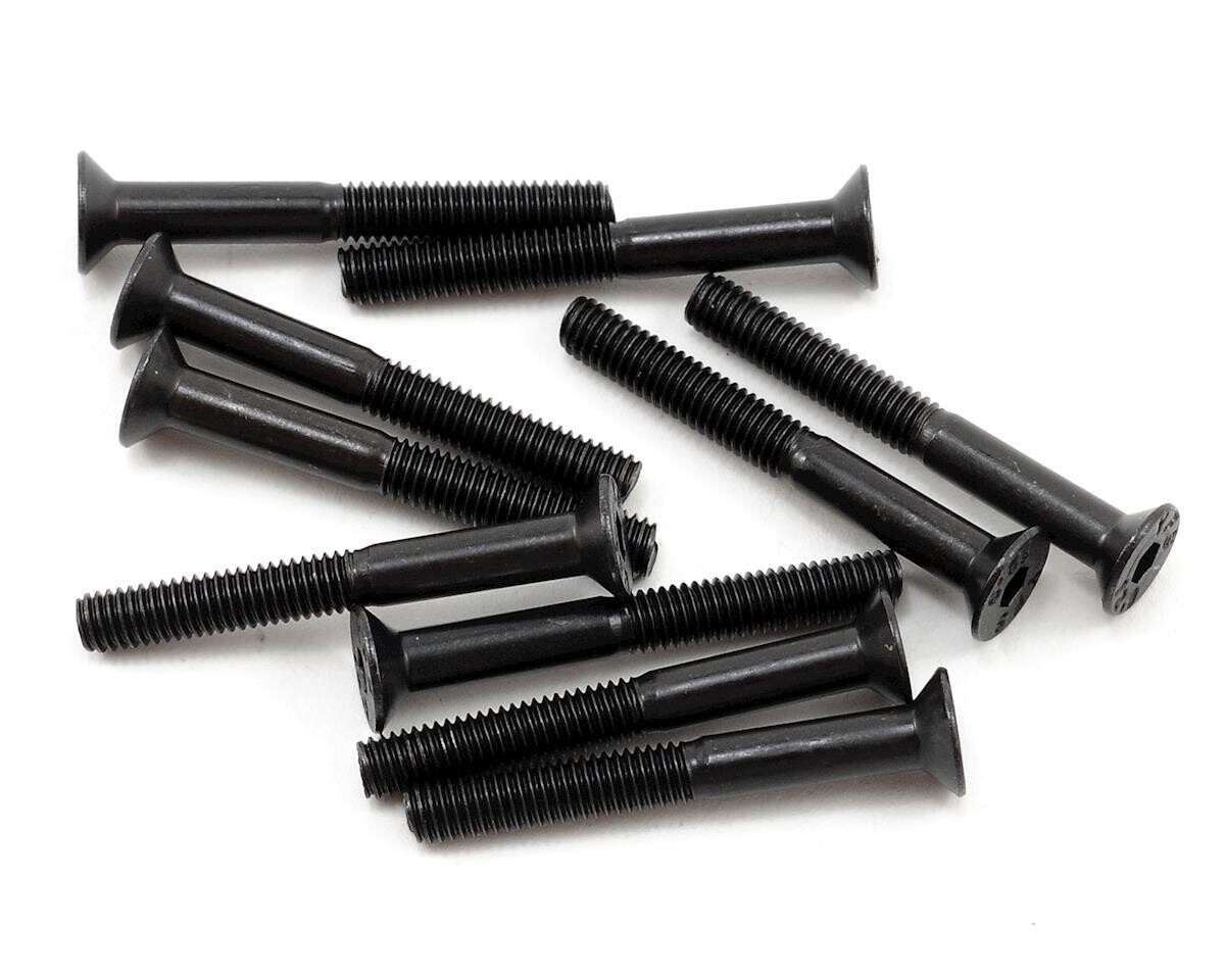 PTK-H-2211 ProTek RC 3x30mm &quot;High Strength&quot; Flat Head Screws (10)