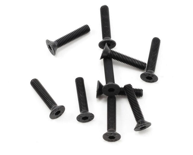 PTK-H-2206 ProTek RC 3x15mm &quot;High Strength&quot; Flat Head Screws (10)