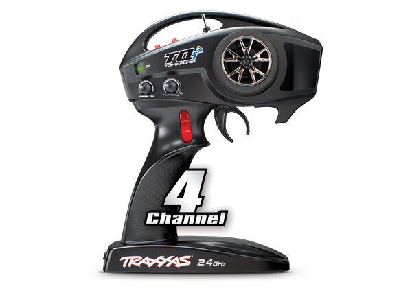 6507R TQi 2.4 GHz High Output radio system, 4-channel with Traxxas Link  Wireless Module, TSM (4-ch transmitter, 5-ch micro receiver)