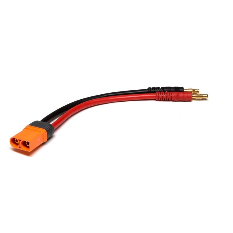 SPMXCA504 Adapter: IC5 Device / 4mm Male Bullets 6&quot; 10AWG