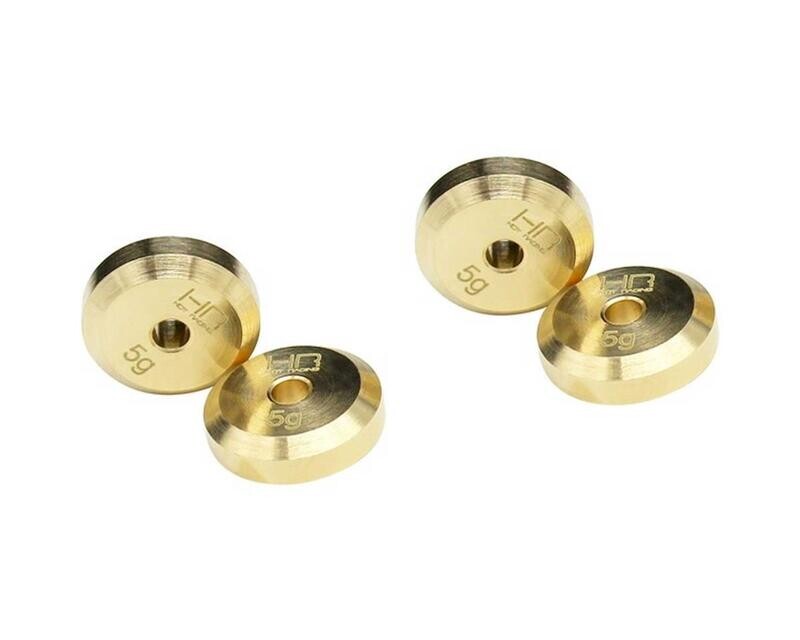 HRASXTF2604H Hot Racing Axial SCX24 Brass Axle Weight (Use w/HRASXTF39W04)