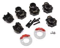 TRX4-4464C4 Samix TRX-4 Brass Rear Portal Drive Housing, Knuckle Cover &amp; Hub Carrier Set