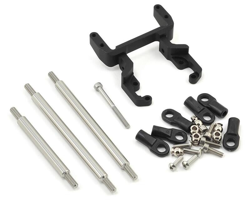 VPS07856 SCX10.2 Vanquish Products Currie F9 Servo Mount (Black)