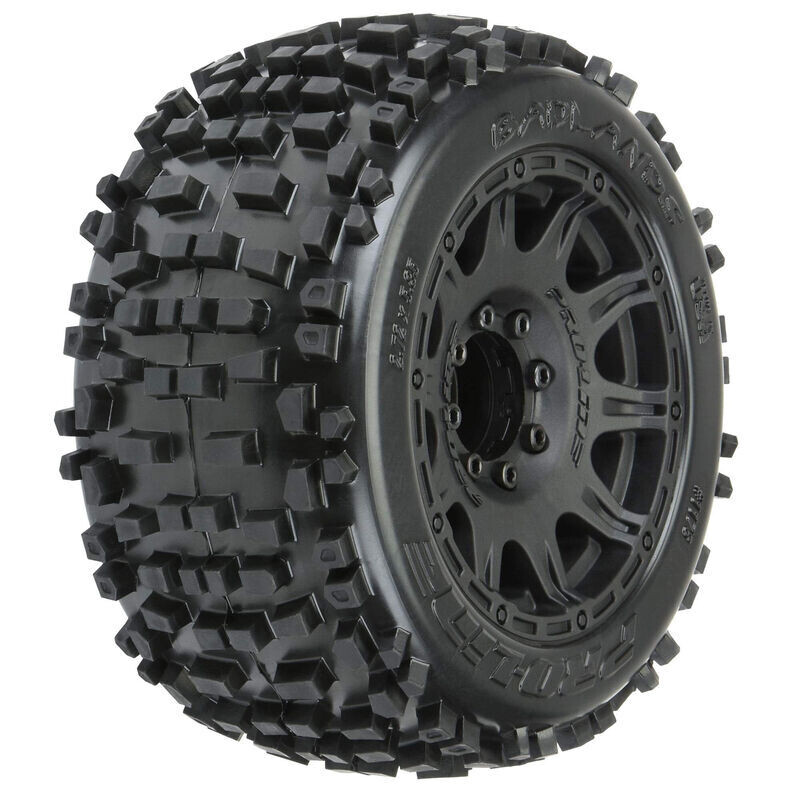 PRO117810 Badlands 3.8&quot; MTD Raid 8x32 Wheels 17mm MT F/R	$