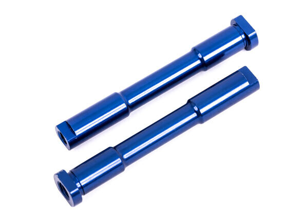 9525 - Bellcrank posts, steering (aluminum, blue-anodized) fits Sledge