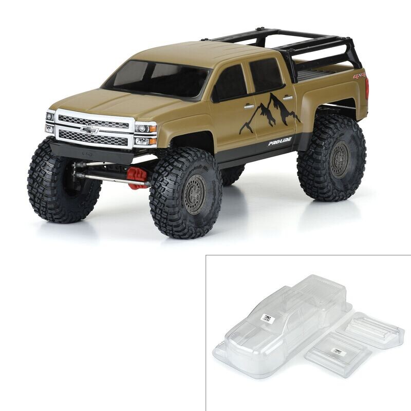 PRO358500 Proline Silverado body for 13.9&quot; wb crawlers