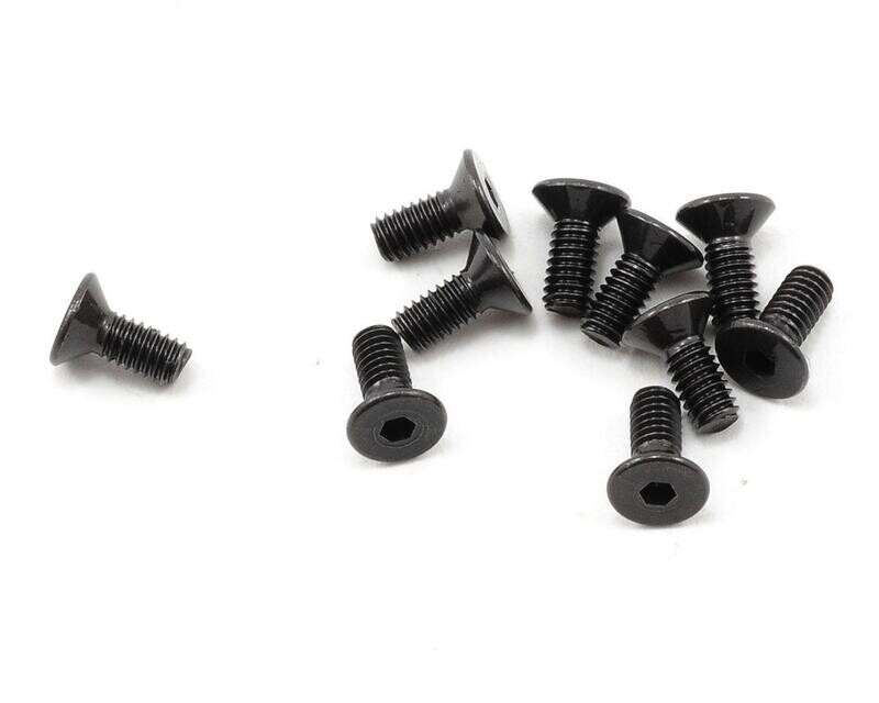 PTK-H-2101 ProTek RC 2.5x6mm &quot;High Strength&quot; Flat Head Screws (10)