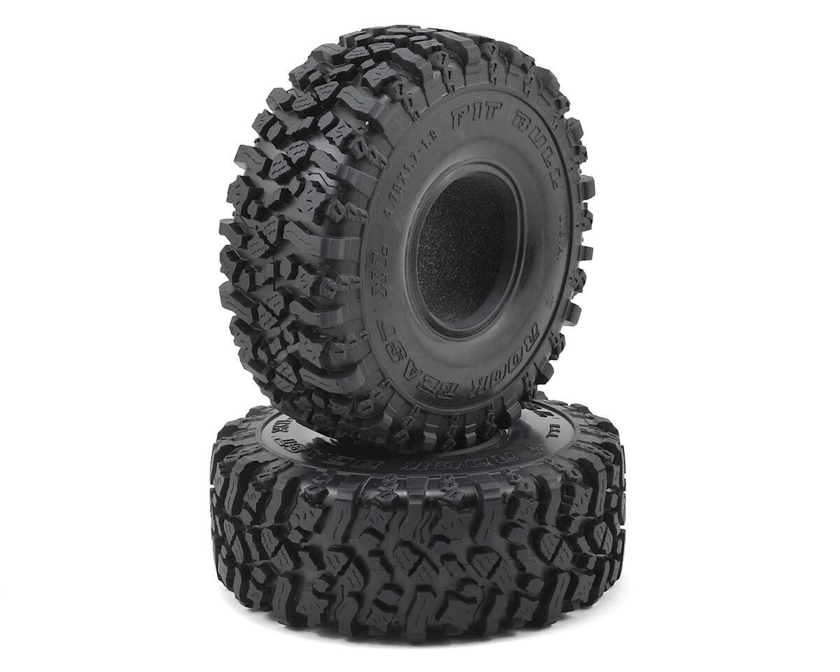 PBTPB9011NK Pit Bull Tires 1.9&quot; Rock Beast XL Scale Rock Crawler Tires w/Foams (2) (Alien)