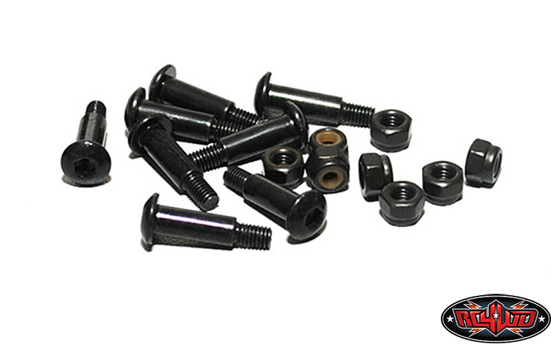 Z-S0275 RC4WD LEAF SPRING SHOULDER SCREWS (BLACK)