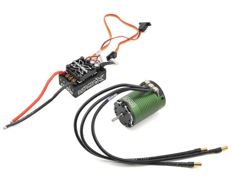 CSE010-0161-00 Castle Creations Mamba X SCT 1/10 Brushless Combo w/1410 Sensored Motor 3800kv