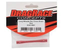 DRC-345-0001 DragRace Concepts Long Wheelie Bar Cross Brace (Red)