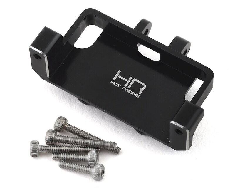 HRASXTF2401 Hot Racing Axial SCX24 Aluminum Steering Servo Mount (Black)