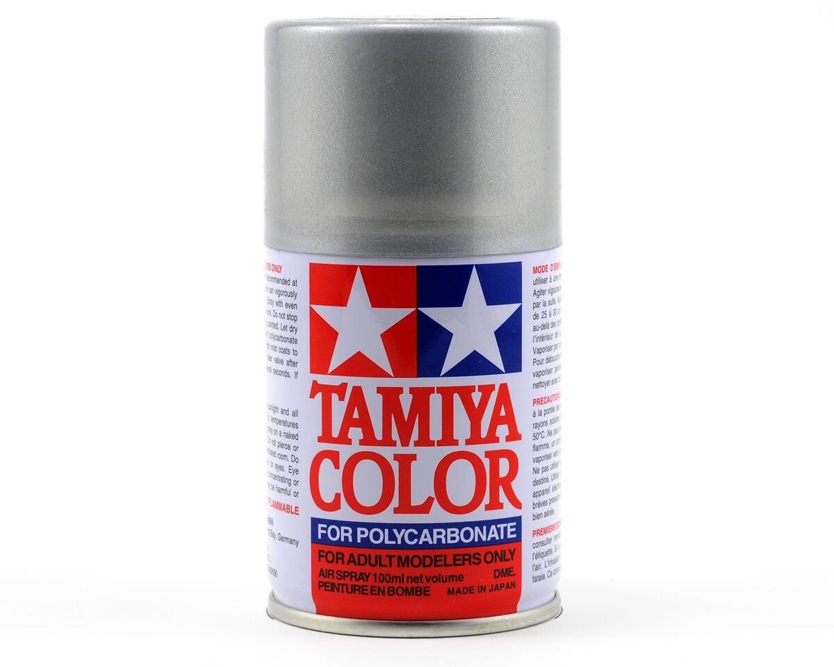 TAM86036 Tamiya PS-36 Translucent Silver Lexan Spray Paint (100ml)