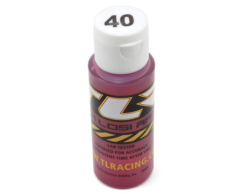 TLR74010 SILICONE SHOCK OIL, 40WT, 516CST, 2OZ