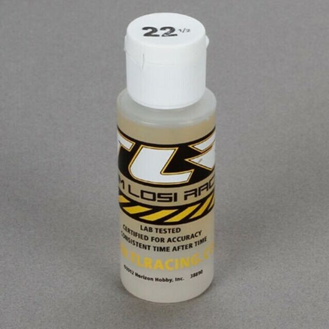 TLR74003 SILICONE SHOCK OIL, 22.5WT, 223CST, 2OZ