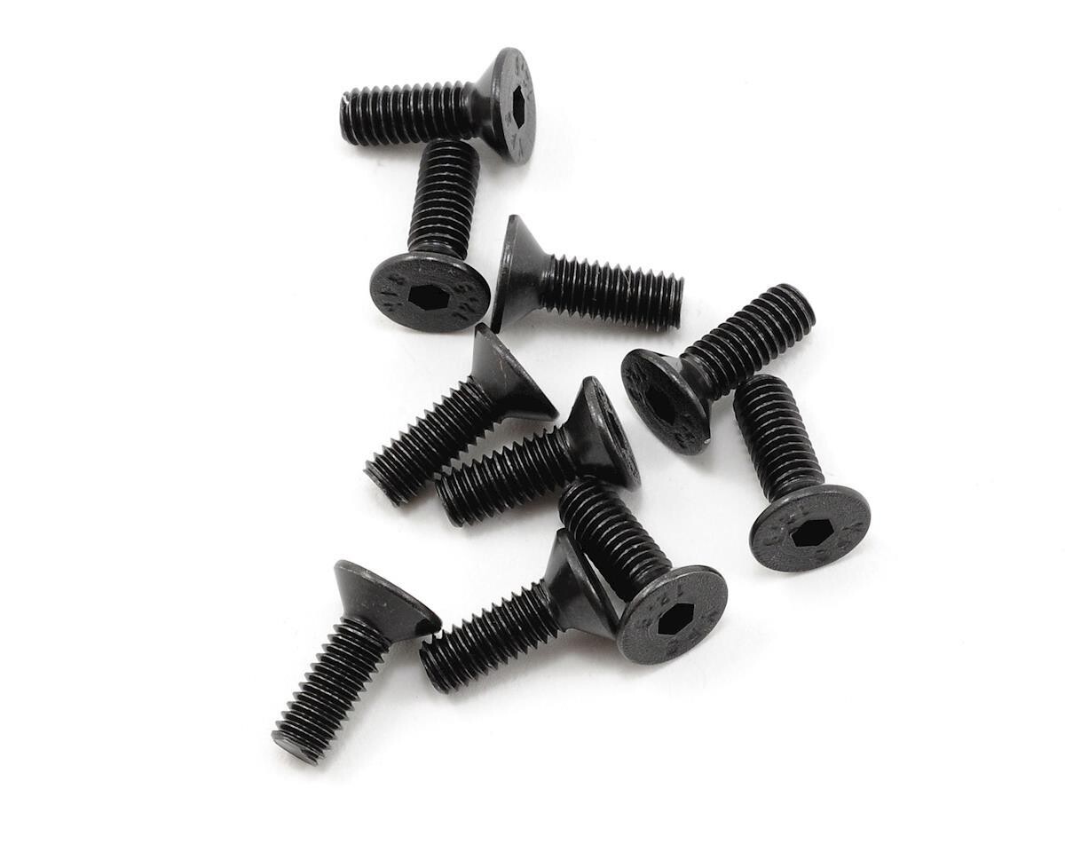 PTK-H-2303 ProTek RC 4x12mm &quot;High Strength&quot; Flat Head Screws (10)