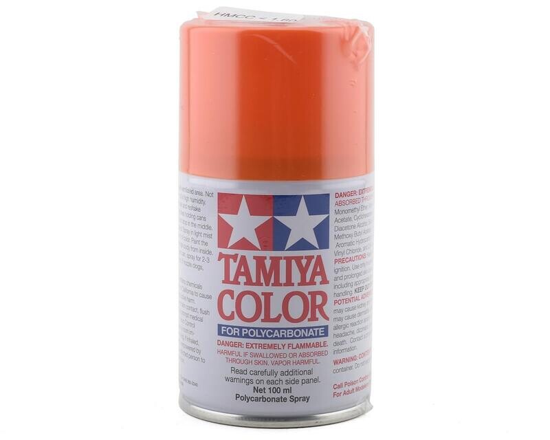 TAM86062 Tamiya PS-62 Pure Orange Lexan Spray Paint (100ml)