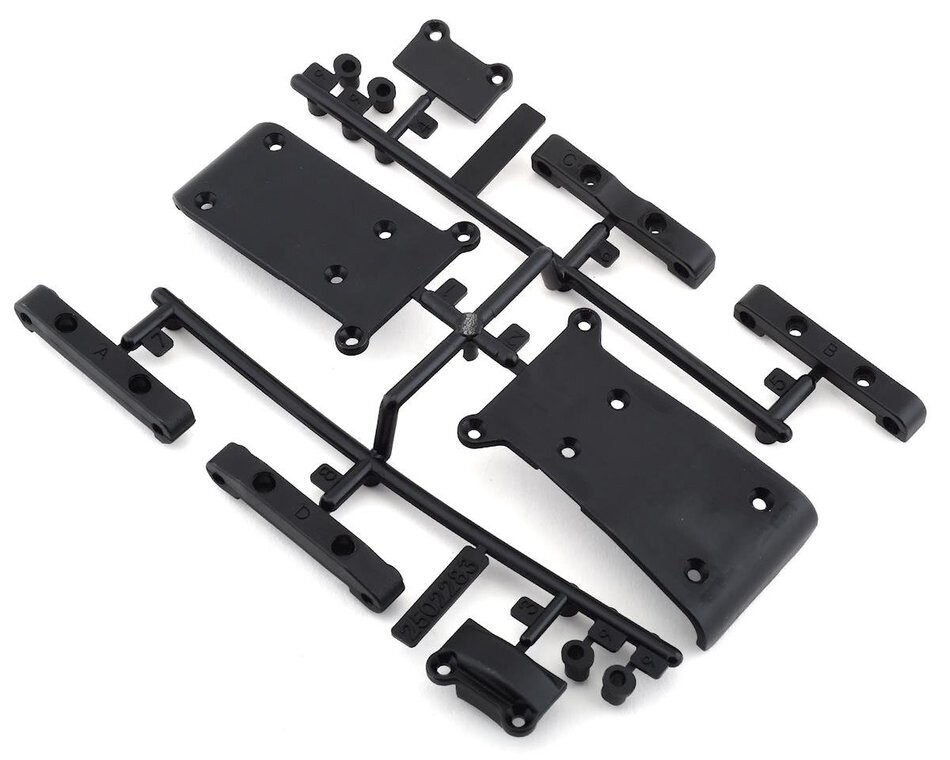 ASC21501 Team Associated Reflex 14B/14T Skid Plate &amp; Arm Mount Set