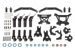 9080 - Outer Driveline &amp; Suspension Upgrade Kit, extreme, BLACK, fits Slash 4x4, Rustler 4x4, Stampede 4x4 and Hoss