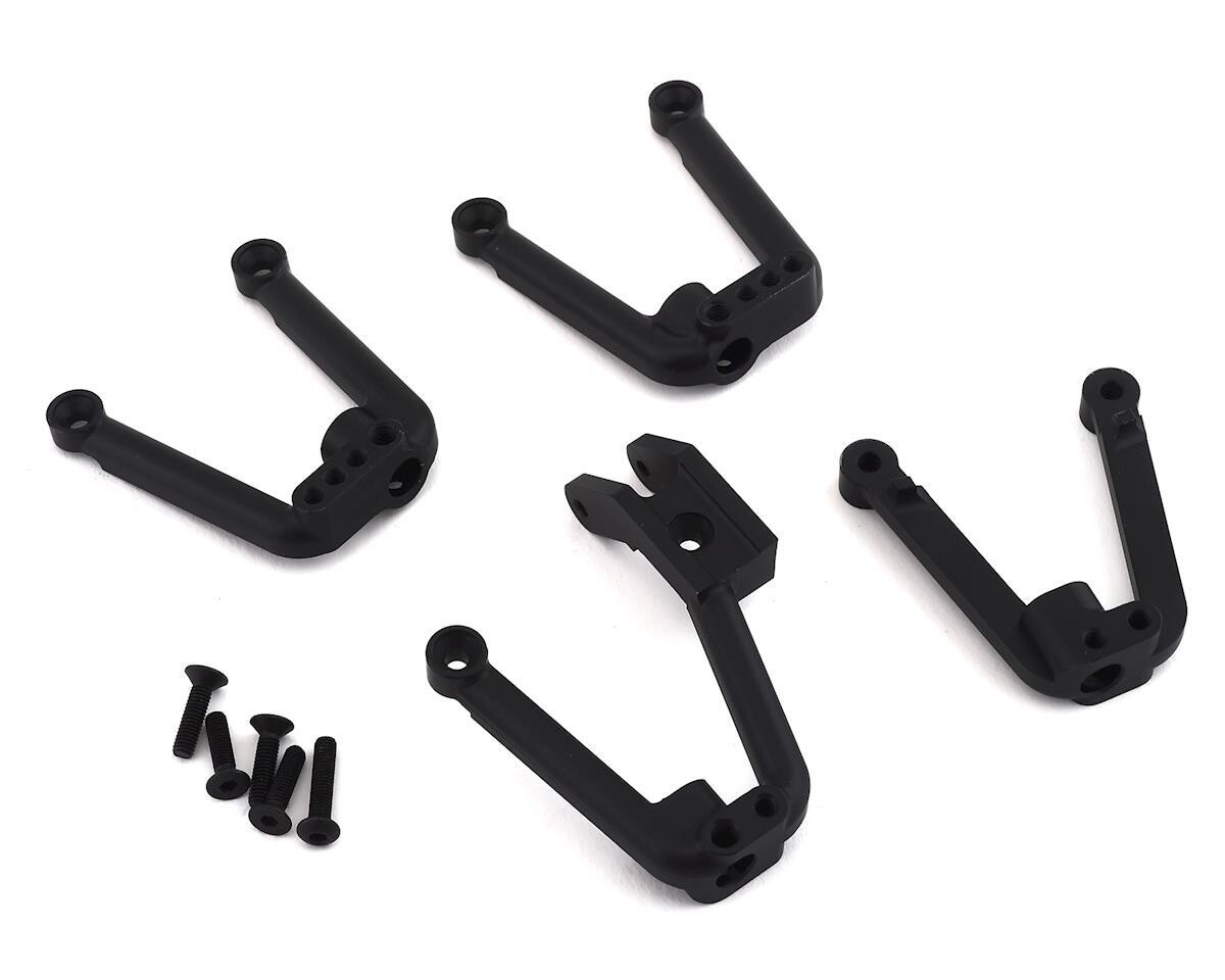 SSD00384 SCX10 II SSD RC Aluminum Shock Hoop Set (Black)