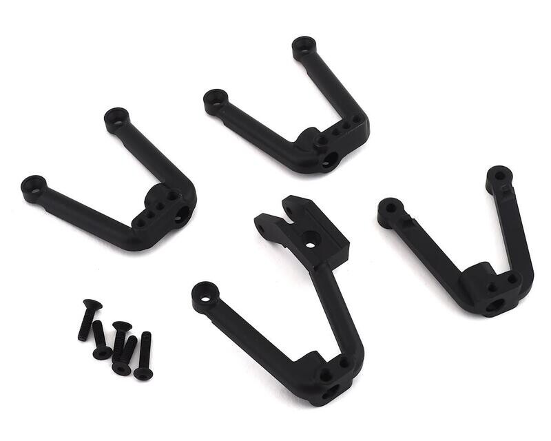 SSD00384 SCX10 II SSD RC Aluminum Shock Hoop Set (Black)
