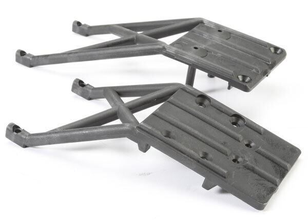 5837  Skidplates, front &amp; rear (black)
