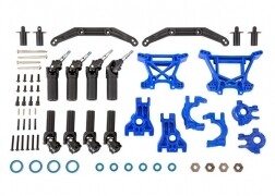 9080x Extreme  heavy -Duty outer Driveline &amp;suspension upgrade kit, BLUE fits Slash 4x4, Rustler 4x4, Stampede 4x4 and Hoss