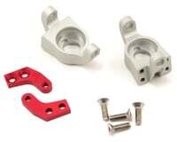 VPS03201 Vanquish Products Wraith Steering Knuckle Set (Silver/Red) (2)