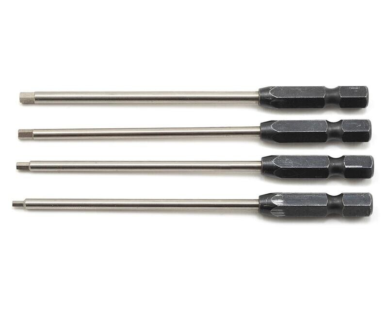 PTK-8243 ProTek RC &quot;TruTorque&quot; Metric 1/4&quot; Power Drill Tip Set (4) (1.5, 2.0, 2.5, 3.0mm)