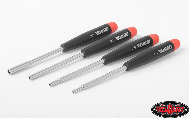 RC4ZF0030 Precision Metric Hex/Nut Driver Set 4pc