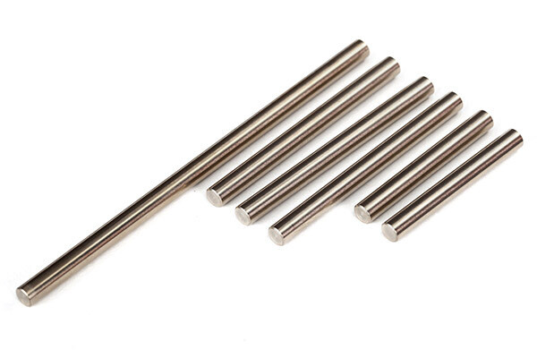 7740 Suspension pin set, front or rear corner (hardened steel), 4x85mm (1), 4x47mm (3), 4x33mm (2) (qty 4, #7740 required for complete set) fits X-MAXX and XRT