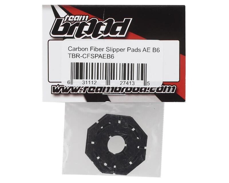 BRO-TBR-CFSPAEB6 Team Brood AE B6 Carbon Fiber Slipper Pads