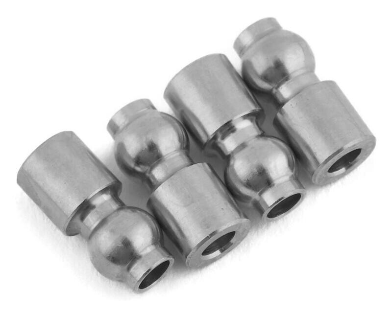 SAMSCX3-58US SCX10 III Samix Stainless Steel 5.8mm Upper Suspension Ball (4)