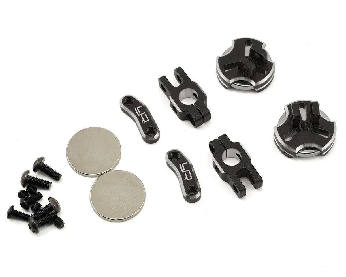 YEA-YA-0531BK Yeah Racing Aluminum CNC Magnetic Invisible Body Mount (Black)