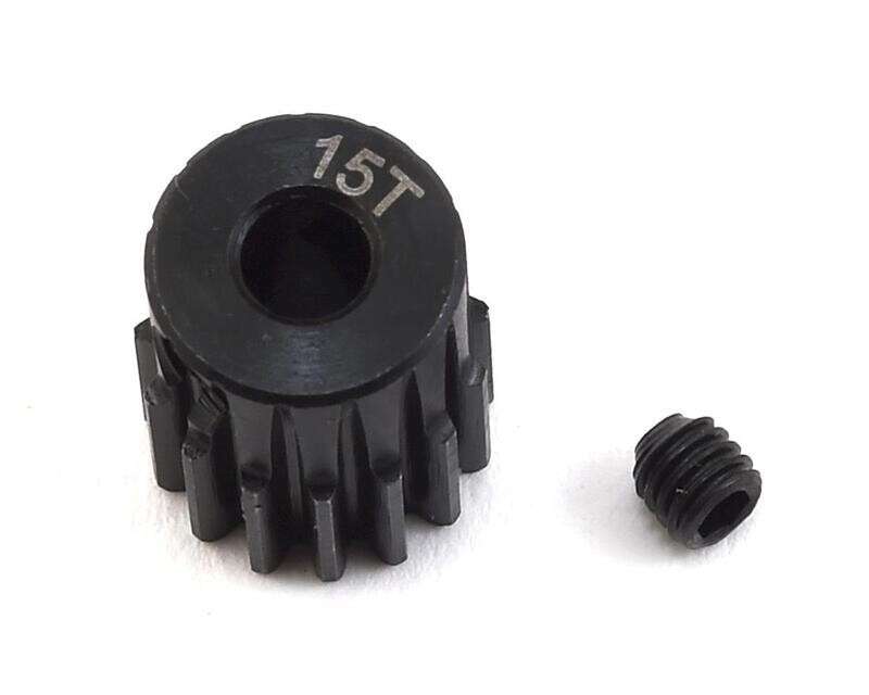 PTK-8033 48P 15T ProTek RC Lightweight Steel Pinion Gear (3.17mm Bore)