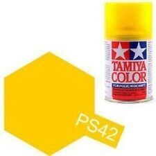 TAM86042 Tamiya PS-42 Translucent Yellow Lexan Spray Paint (100ml)