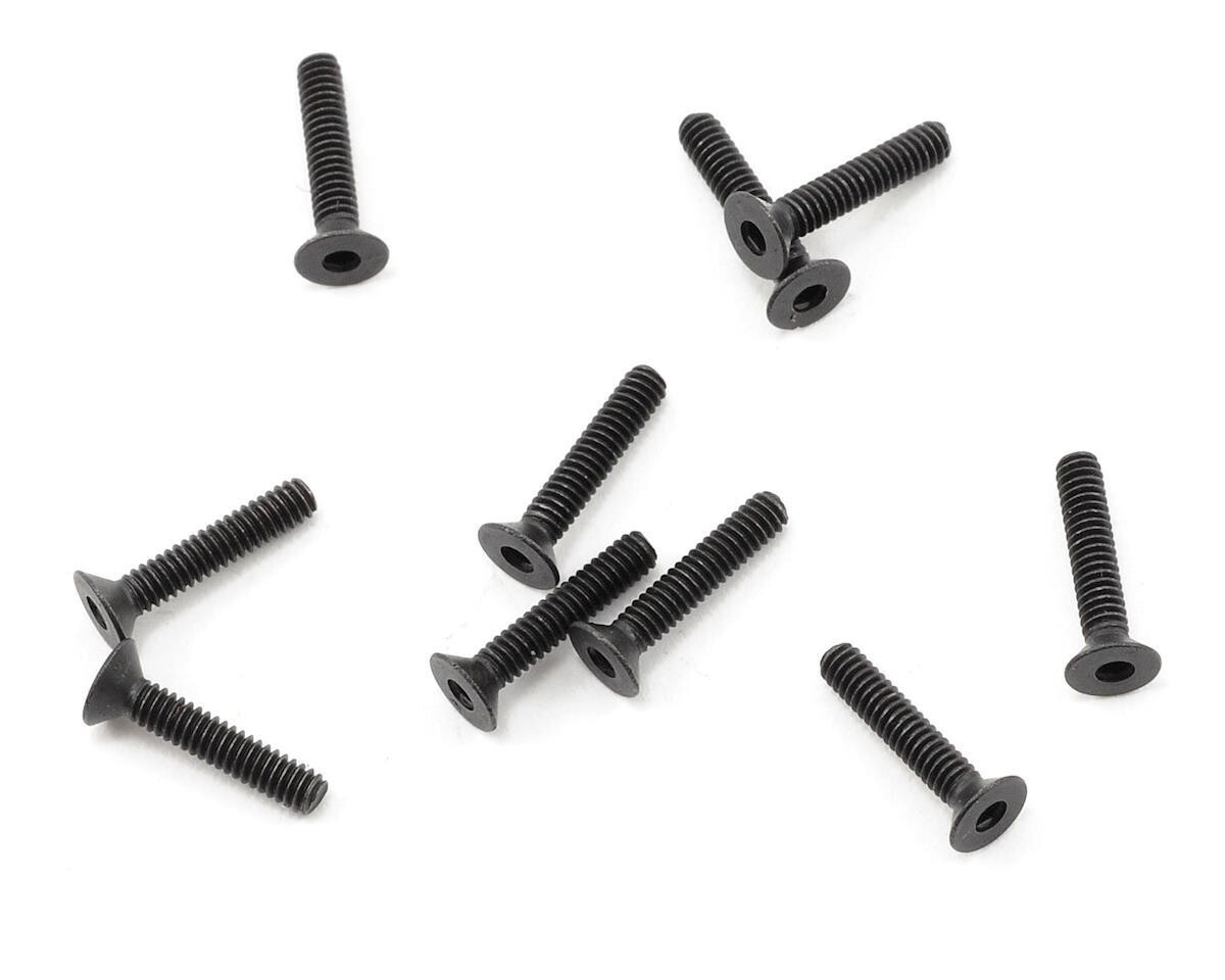PTK-H-2003 ProTek RC 2x10mm &quot;High Strength&quot; Flat Head Screws (10)