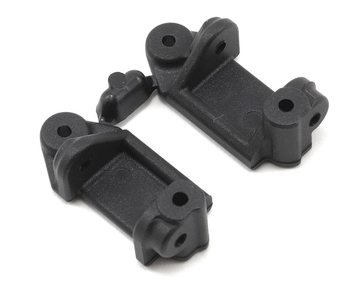 RPM80712 RPM 30 Deg Caster Block Set (Black) (2) (Rustler, Stampede, Slash)