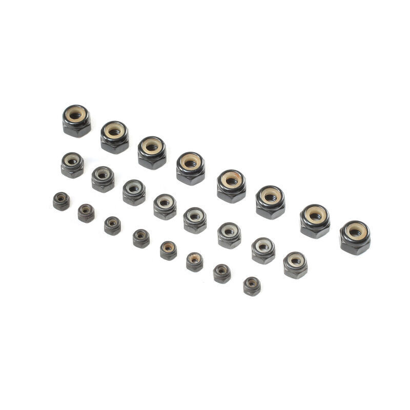 ECX216004 Nylon Nut Set: 1:18 4WD Temper Gen 2
