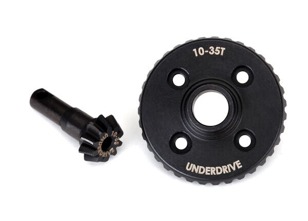 8288  Ring gear, differential/ pinion gear, differential (underdrive, machined)
