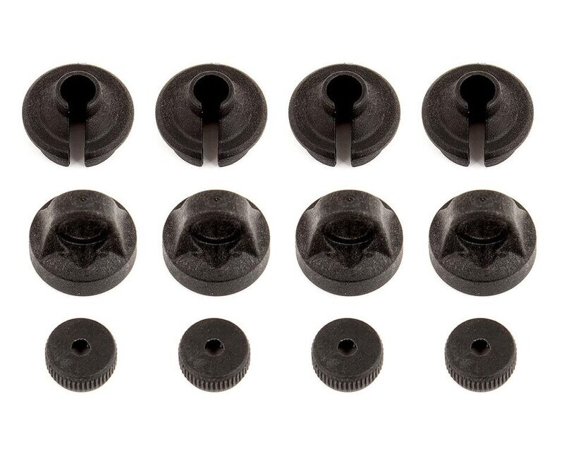 ASC91454 Team Associated Shock Cap &amp; Spring Cup Set