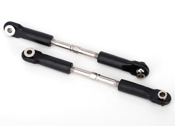3643  Turnbuckles, camber link, 49mm (82mm center to center) (assembled with rod ends and hollow balls) (1 left, 1 right) fits Slash 4x4, Rustler 4x4, Stampede 4x4, Hoss and Raptor