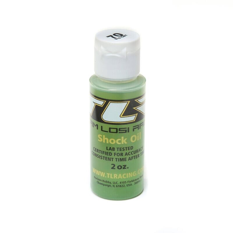 TLR74015 SILICONE SHOCK OIL, 70WT, 910CST, 2OZ