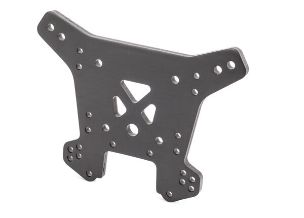 9538A - Shock tower, rear, 6061-T6 aluminum (gray-anodized)