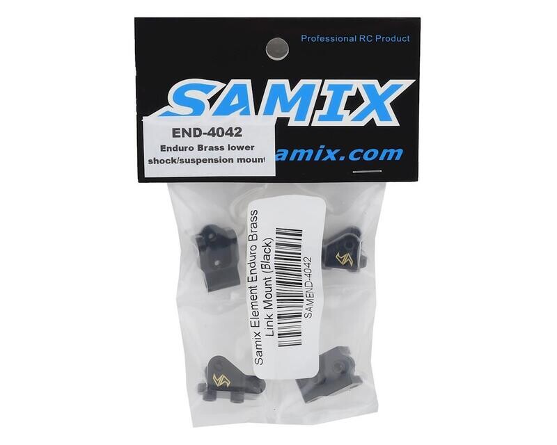 SAMEND-4042 Samix Element Enduro Brass Link Mount (Black) (4)