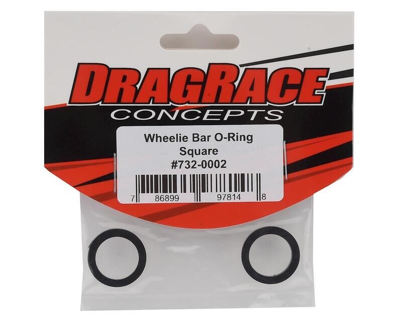 DRC-732-0002 DragRace Concepts Wheelie Bar Wheel O-Ring (2) (Square)