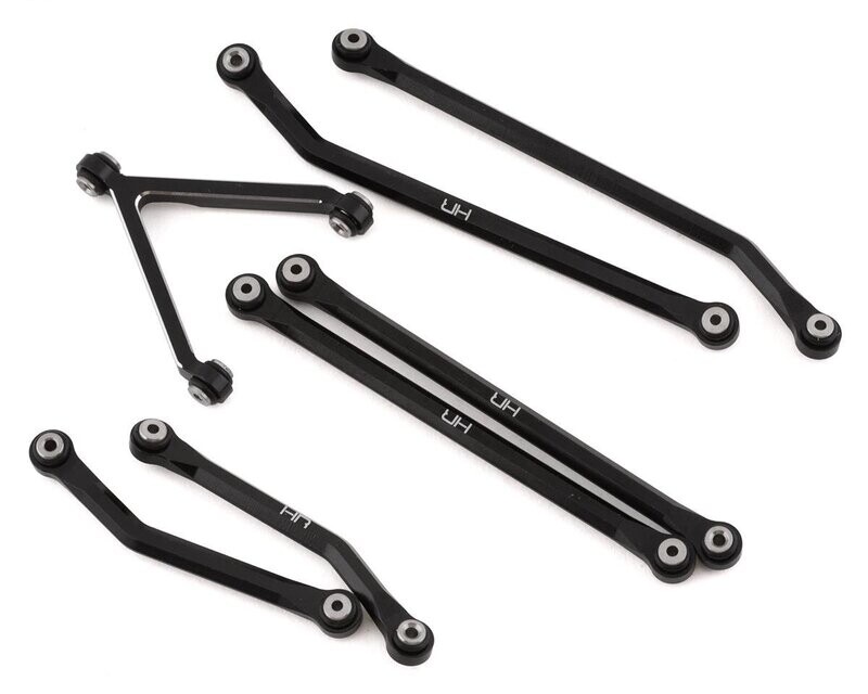 HRASXTF133HA01 Hot Racing Axial SCX24 Deadbolt Aluminum High Clearance Links Set (133.5mm)