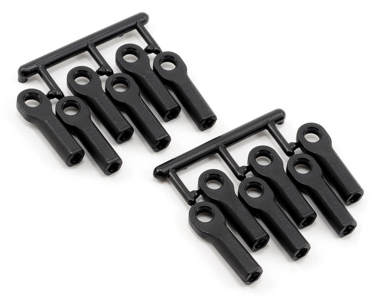 RPM80512 RPM Long Traxxas Turnbuckle Rod End Set (Black) (12)