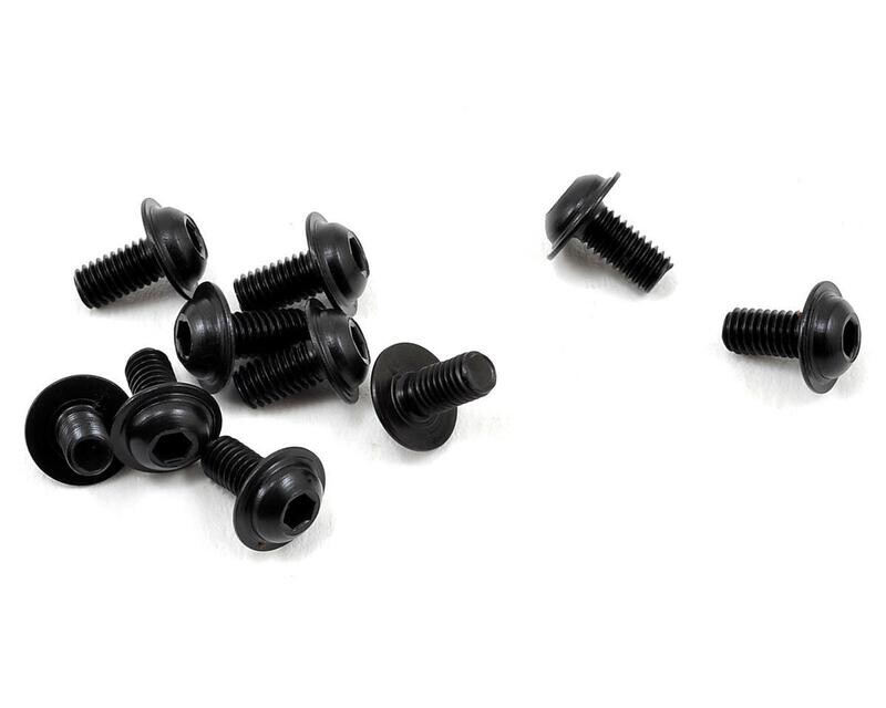 MUGB0761 Mugen Seiki 3x6mm SJG Flanged Button Head Hex Screw (10)
