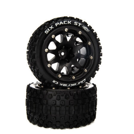 DTXC5542  Six Pack ST Belted 2.8 Mounted F/R 14mm Black (2)